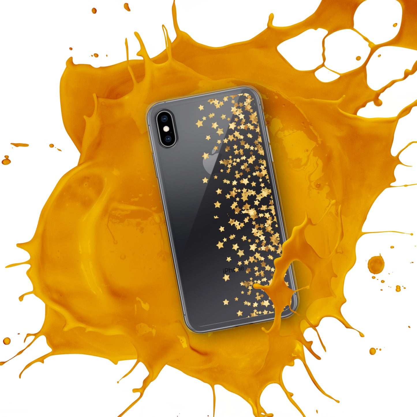 iPhone Golden Stars Case