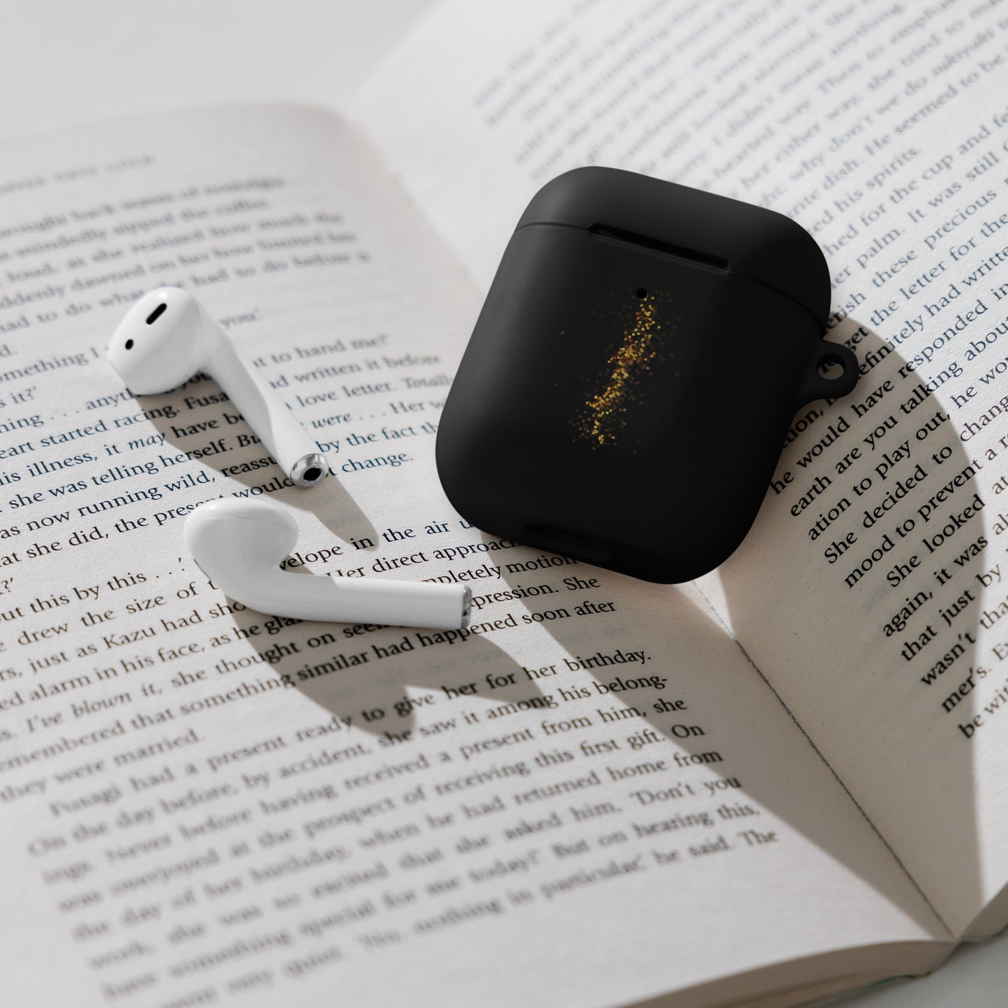 Black and Gold AirPods case