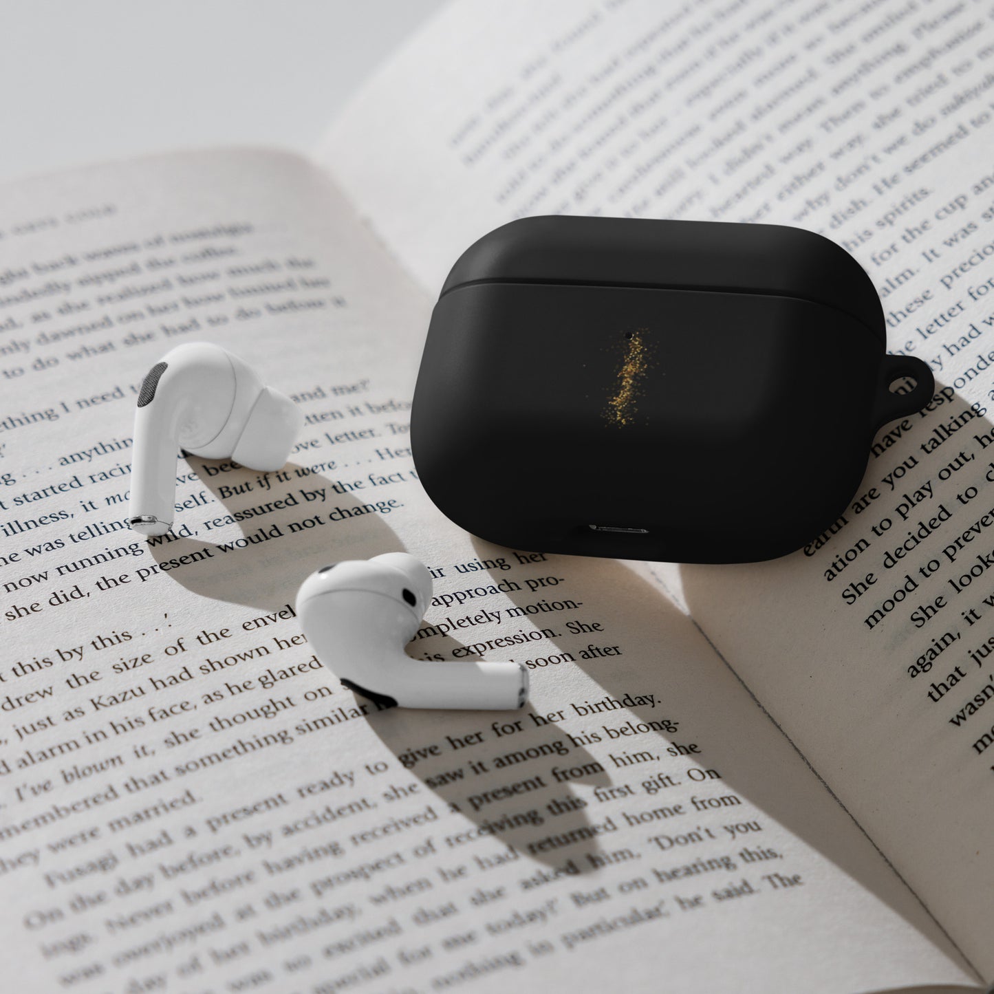Black and Gold AirPods case